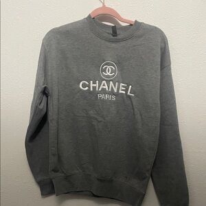 Designer Inspired Gray Women's Sweatshirt